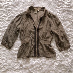 Studio M Petite Women’s Blouse Size SP 100% Silk